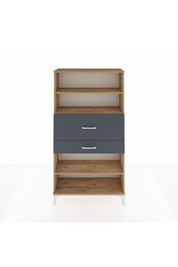 Arges Dolap 3 Raflı 2 Çekmeceli 88x30x163 - S21M173V8A