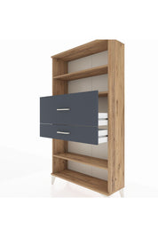 Arges Dolap 3 Raflı 2 Çekmeceli 88x30x163 - S21M173V8A