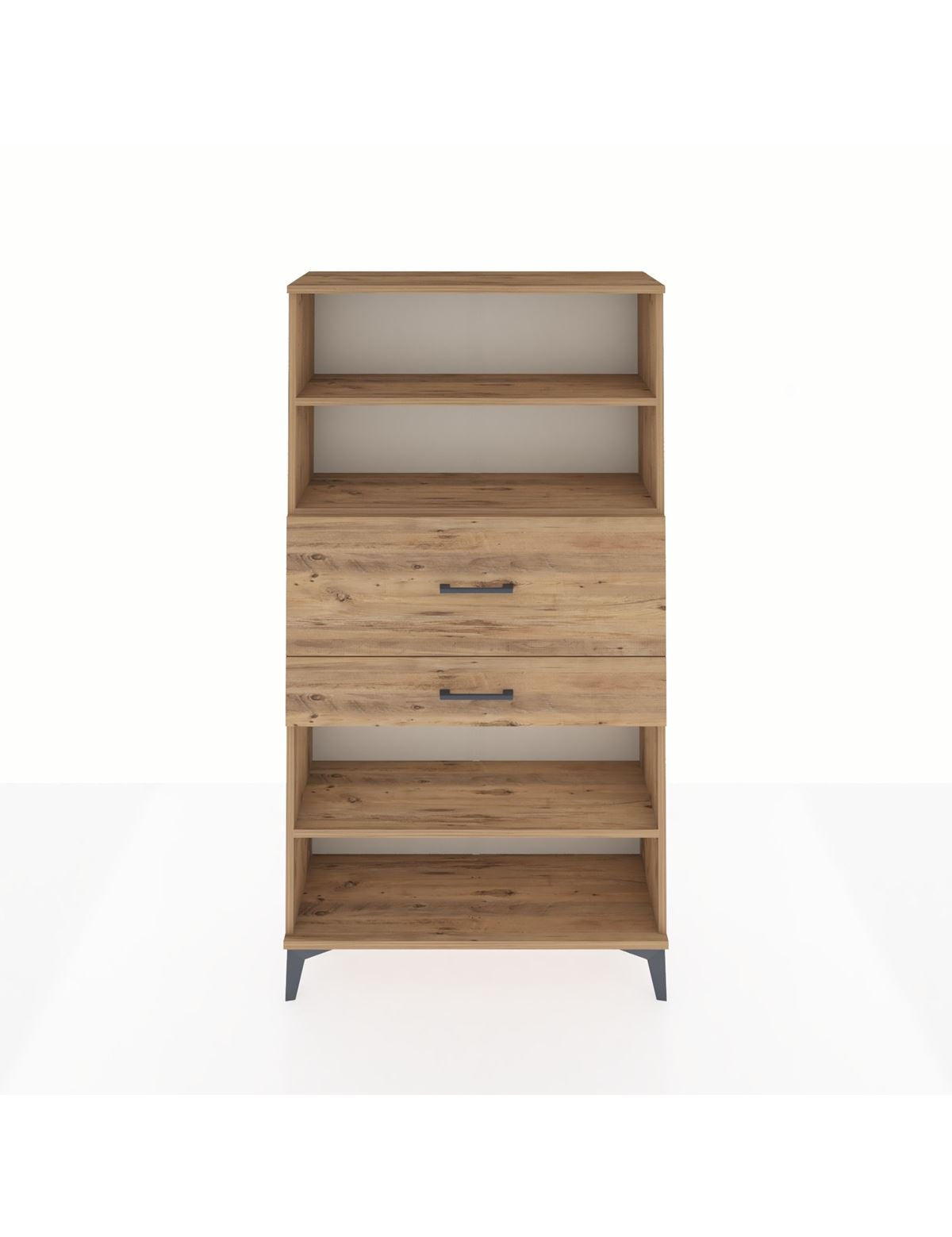 Arges Dolap 3 Raflı 2 Çekmeceli 88x30x163 - S21M173V9A