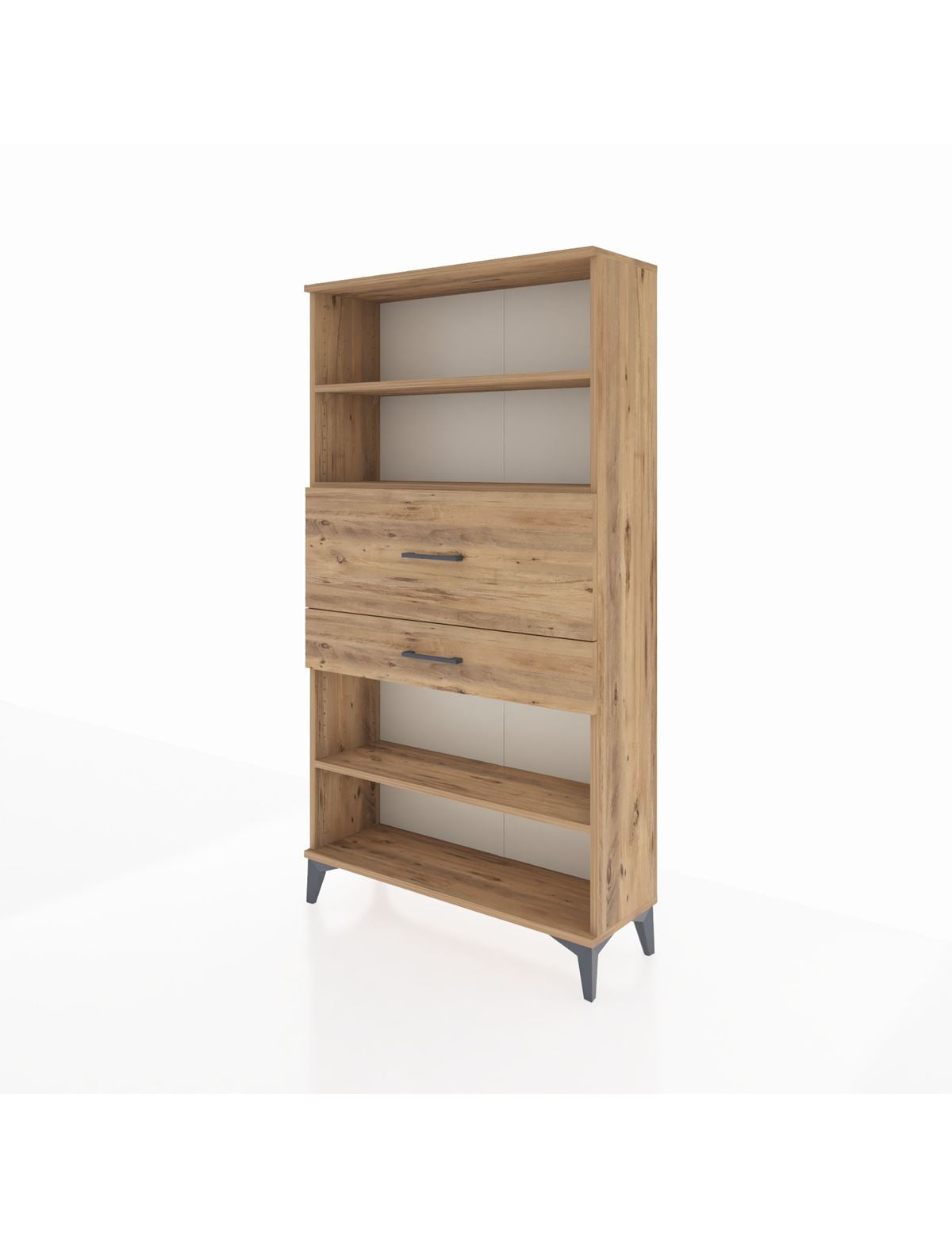 Arges Dolap 3 Raflı 2 Çekmeceli 88x30x163 - S21M173V9A