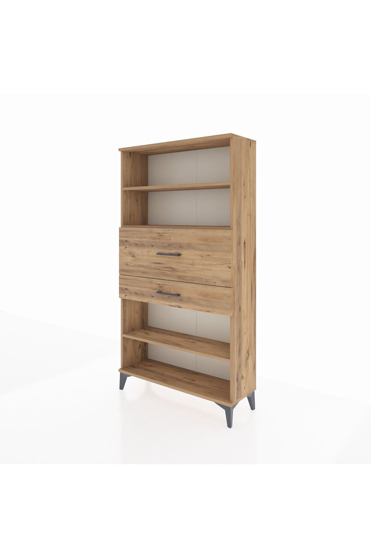 Arges Dolap 3 Raflı 2 Çekmeceli 88x30x163 - S21M173V9A