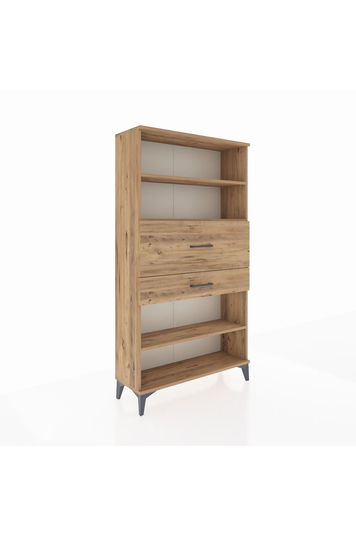 Arges Dolap 3 Raflı 2 Çekmeceli 88x30x163 - S21M173V9A
