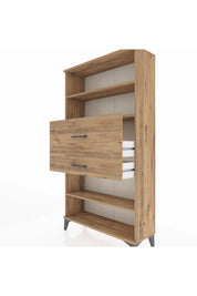 Arges Dolap 3 Raflı 2 Çekmeceli 88x30x163 - S21M173V9A