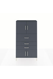 Arges Dolap 2 Raflı 3 Çekmeceli 4 Kapaklı 88x30x163 - S21M174V5A
