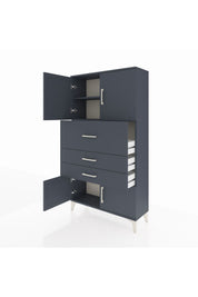 Arges Dolap 2 Raflı 3 Çekmeceli 4 Kapaklı 88x30x163 - S21M174V5A