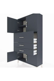 Arges Dolap 2 Raflı 3 Çekmeceli 4 Kapaklı 88x30x163 - S21M174V5A
