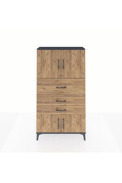 Arges Dolap 2 Raflı 3 Çekmeceli 4 Kapaklı 88x30x163 - S21M174V6A