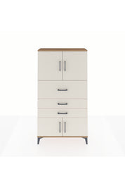 Arges Dolap 2 Raflı 3 Çekmeceli 4 Kapaklı 88x30x163 - S21M174V7A