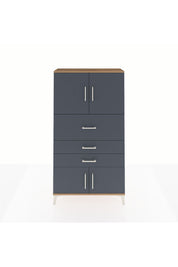 Arges Dolap 2 Raflı 3 Çekmeceli 4 Kapaklı 88x30x163 - S21M174V8A