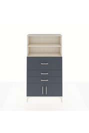 Arges Dolap 2 Raflı 3 Çekmeceli 2 Kapaklı 88x30x163 - S21M175V2A