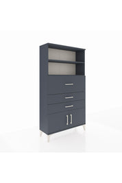 Arges Dolap 2 Raflı 3 Çekmeceli 2 Kapaklı 88x30x163 - S21M175V5A