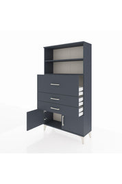 Arges Dolap 2 Raflı 3 Çekmeceli 2 Kapaklı 88x30x163 - S21M175V5A