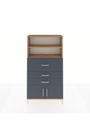Arges Dolap 2 Raflı 3 Çekmeceli 2 Kapaklı 88x30x163 - S21M175V8A