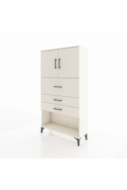 Arges Dolap 2 Raflı 3 Çekmeceli 2 Kapaklı 88x30x163 - S21M176V1A