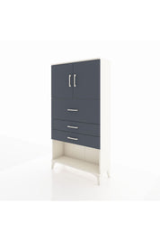 Arges Dolap 2 Raflı 3 Çekmeceli 2 Kapaklı 88x30x163 - S21M176V2A