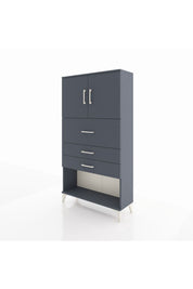 Arges Dolap 2 Raflı 3 Çekmeceli 2 Kapaklı 88x30x163 - S21M176V5A