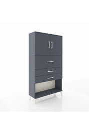 Arges Dolap 2 Raflı 3 Çekmeceli 2 Kapaklı 88x30x163 - S21M176V5A