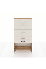 Arges Dolap 2 Raflı 3 Çekmeceli 2 Kapaklı 88x30x163 - S21M176V7A