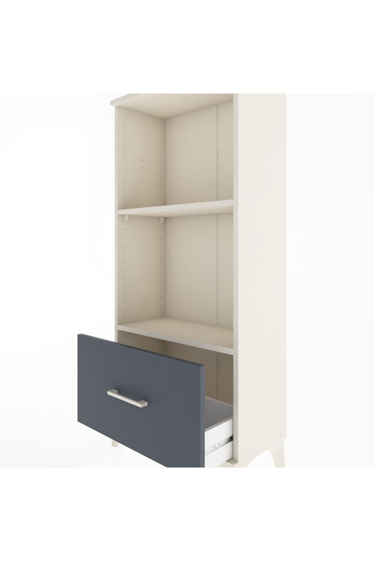 Hyperion Dolap 2 Raflı Tek Çekmeceli 60x44x134 - S50M001V2B