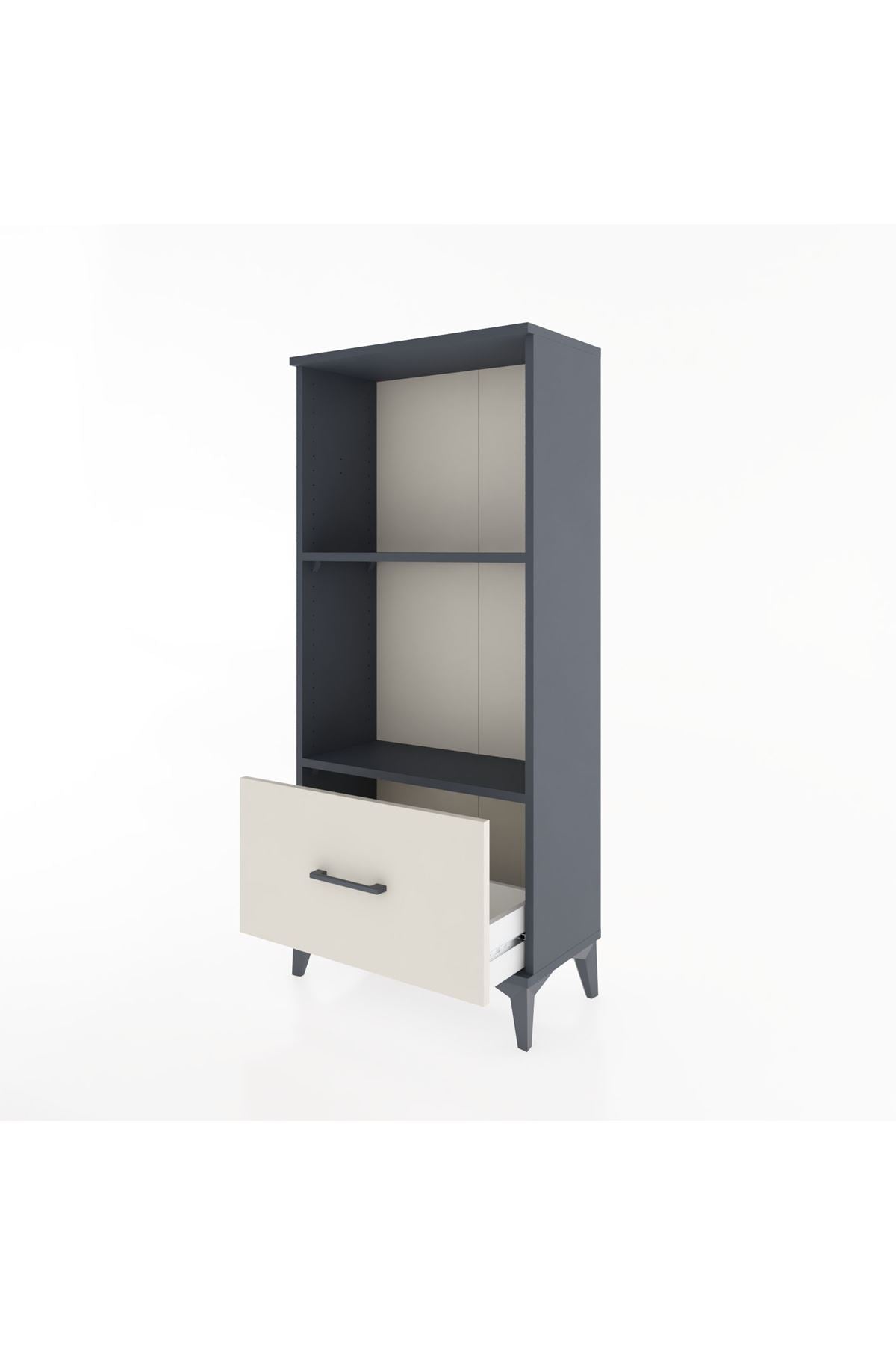 Hyperion Dolap 2 Raflı Tek Çekmeceli 60x44x134 - S50M001V4B