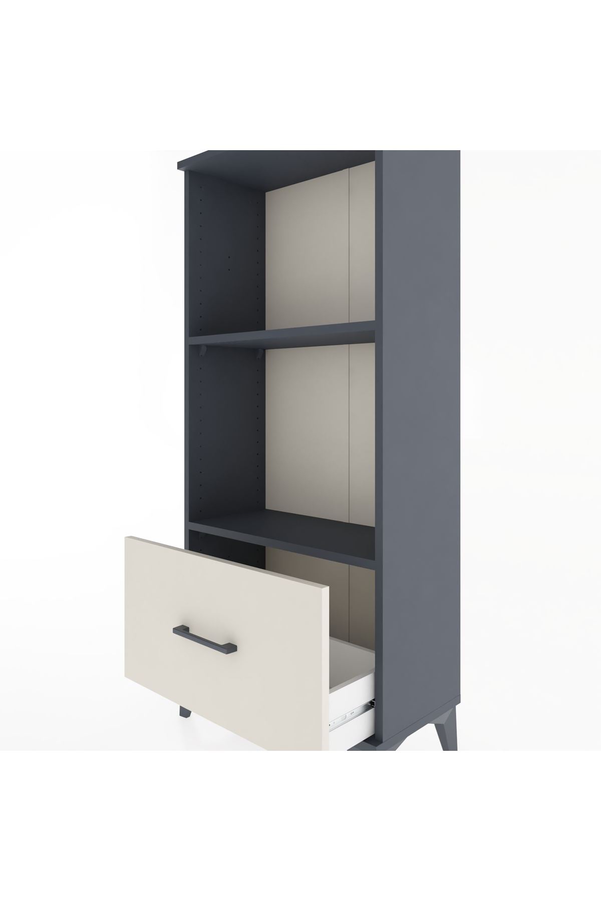 Hyperion Dolap 2 Raflı Tek Çekmeceli 60x44x134 - S50M001V4B