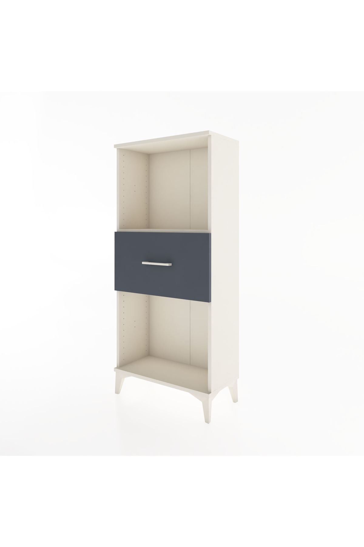 Hyperion Dolap Tek Raflı Tek Çekmeceli 60x44x134 - S50M002V2B
