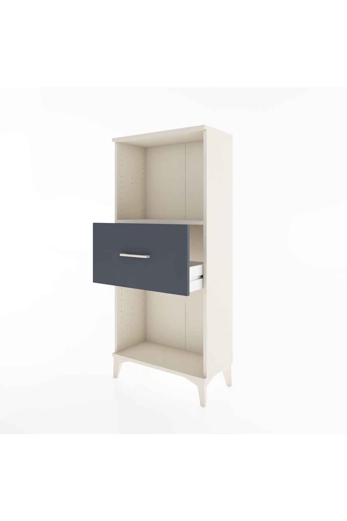Hyperion Dolap Tek Raflı Tek Çekmeceli 60x44x134 - S50M002V2B