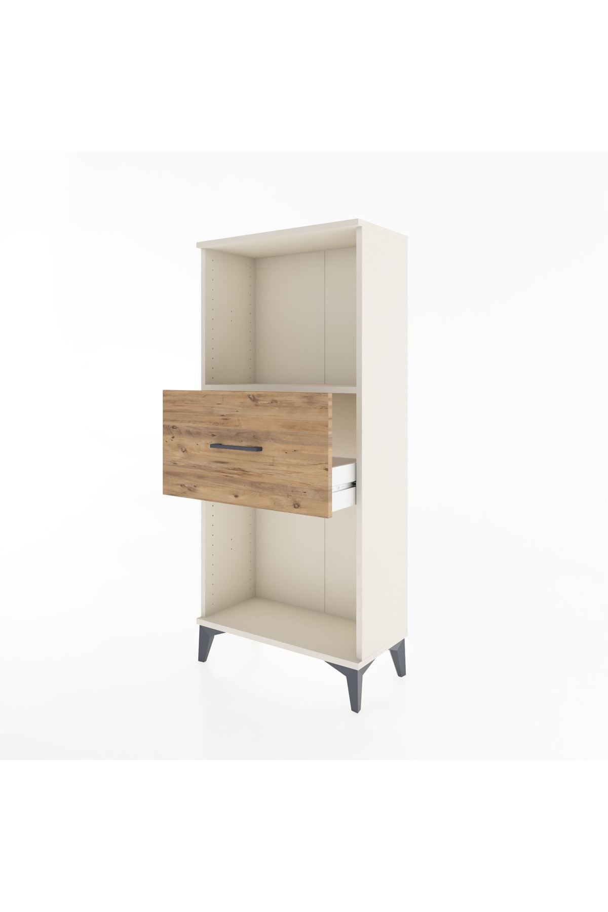 Hyperion Dolap Tek Raflı Tek Çekmeceli 60x44x134 - S50M002V3B