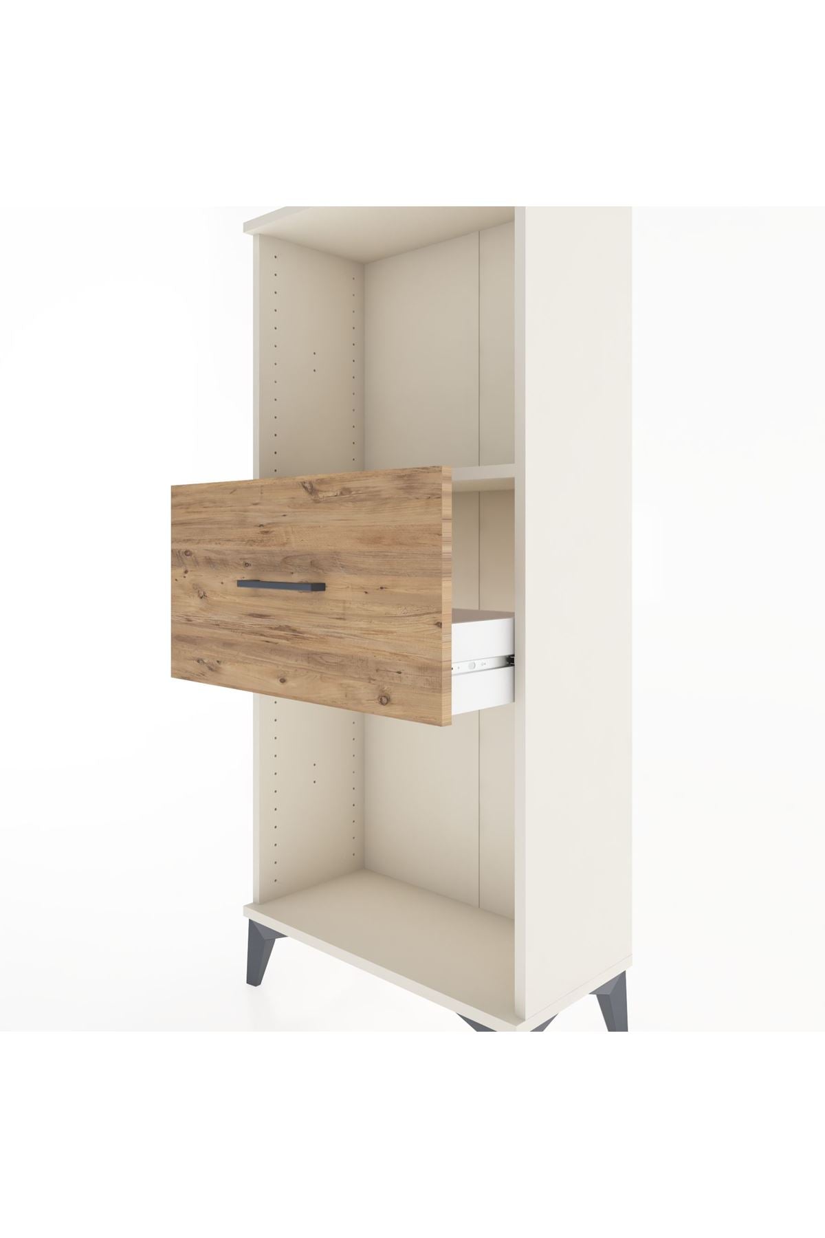 Hyperion Dolap Tek Raflı Tek Çekmeceli 60x44x134 - S50M002V3B