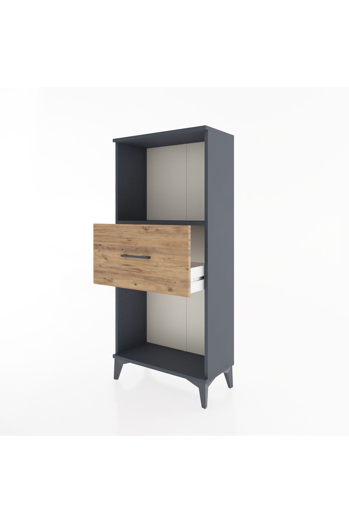 Hyperion Dolap Tek Raflı Tek Çekmeceli 60x44x134 - S50M002V6B