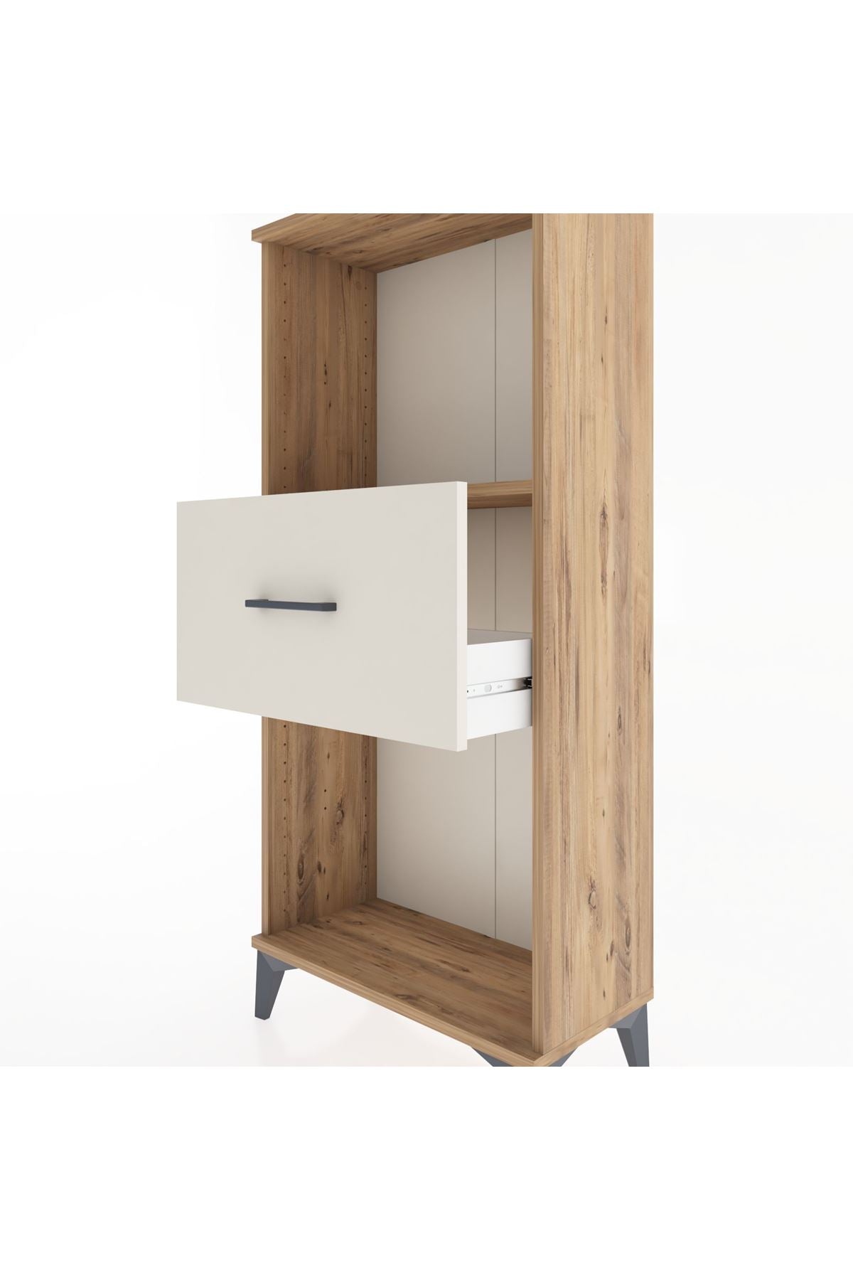 Hyperion Dolap Tek Raflı Tek Çekmeceli 60x44x134 - S50M002V7B