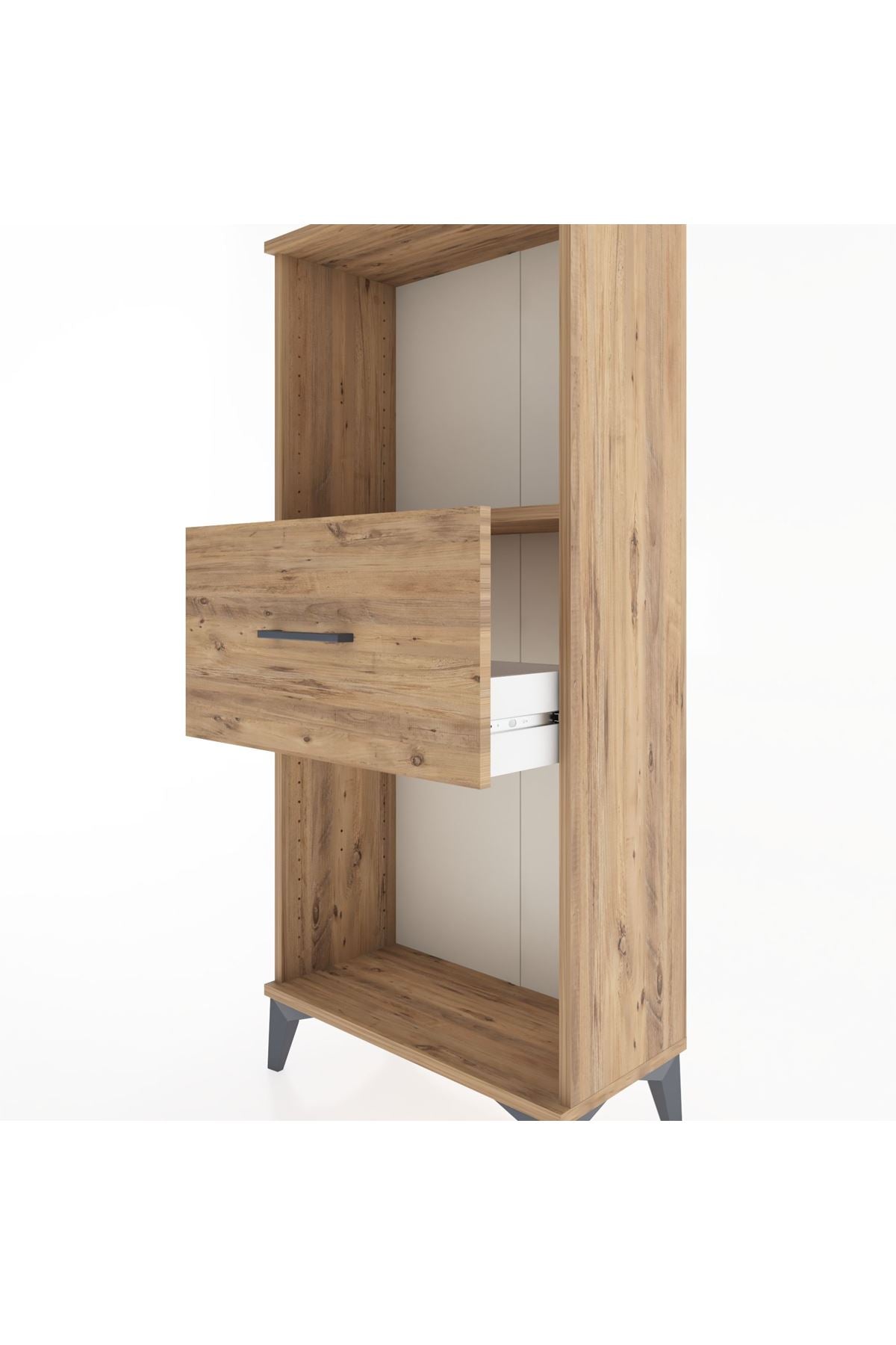 Hyperion Dolap Tek Raflı Tek Çekmeceli 60x44x134 - S50M002V9B