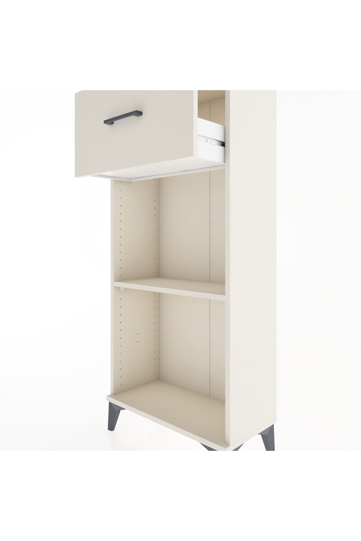 Hyperion Dolap Tek Raflı Tek Çekmeceli 60x44x134 - S50M003V1B