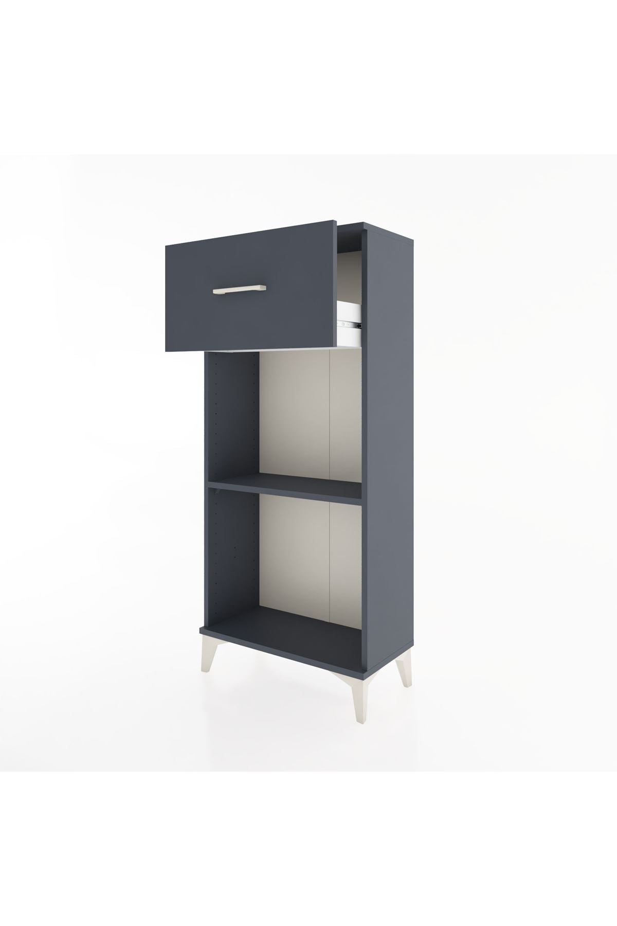 Hyperion Dolap Tek Raflı Tek Çekmeceli 60x44x134 - S50M003V5B