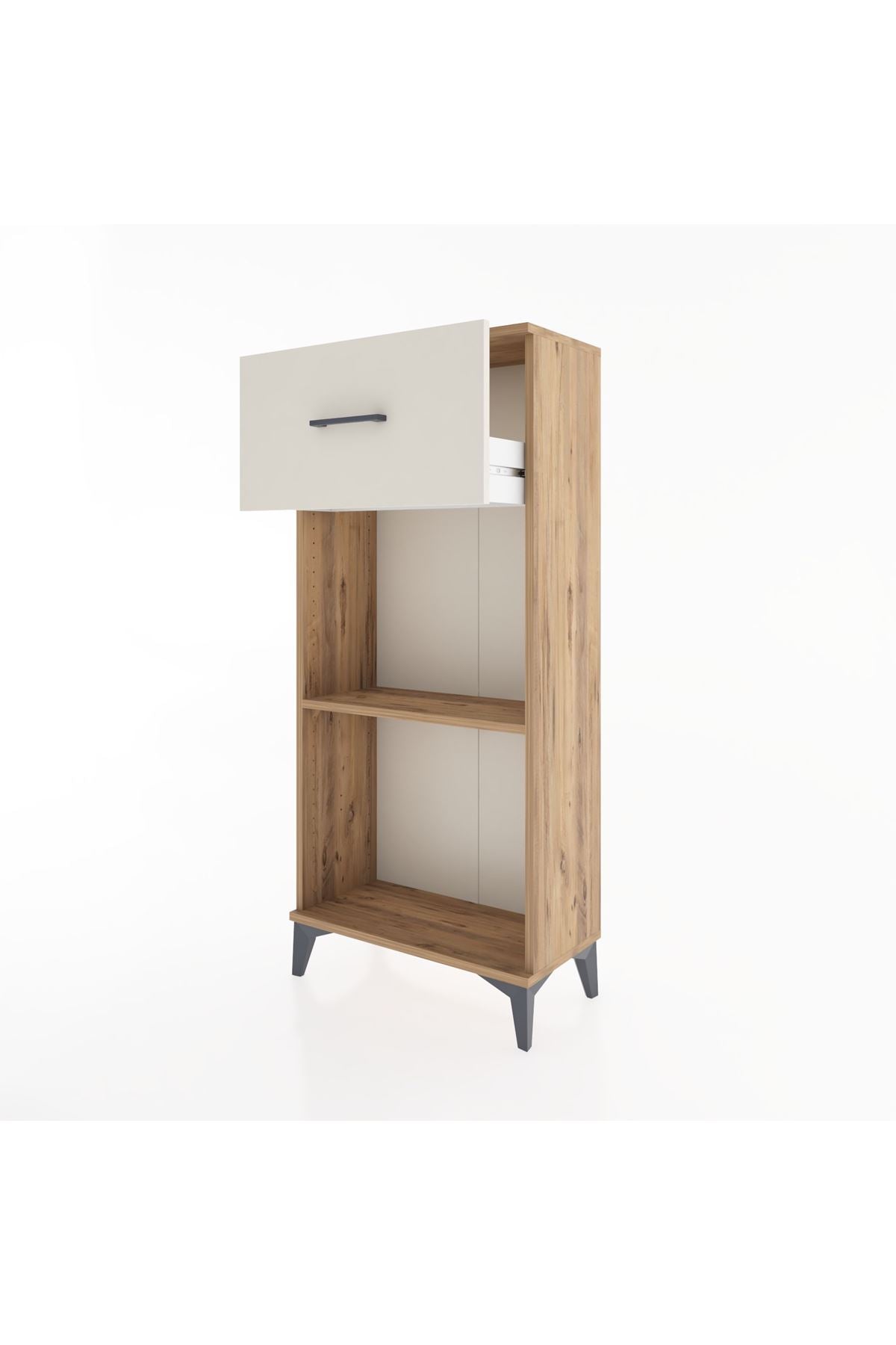 Hyperion Dolap Tek Raflı Tek Çekmeceli 60x44x134 - S50M003V7B