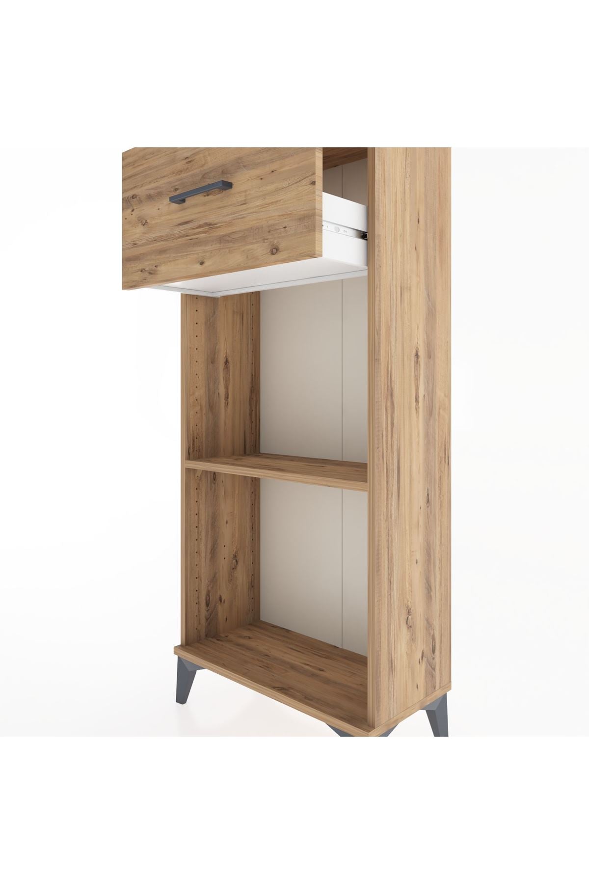 Hyperion Dolap Tek Raflı Tek Çekmeceli 60x44x134 - S50M003V9B