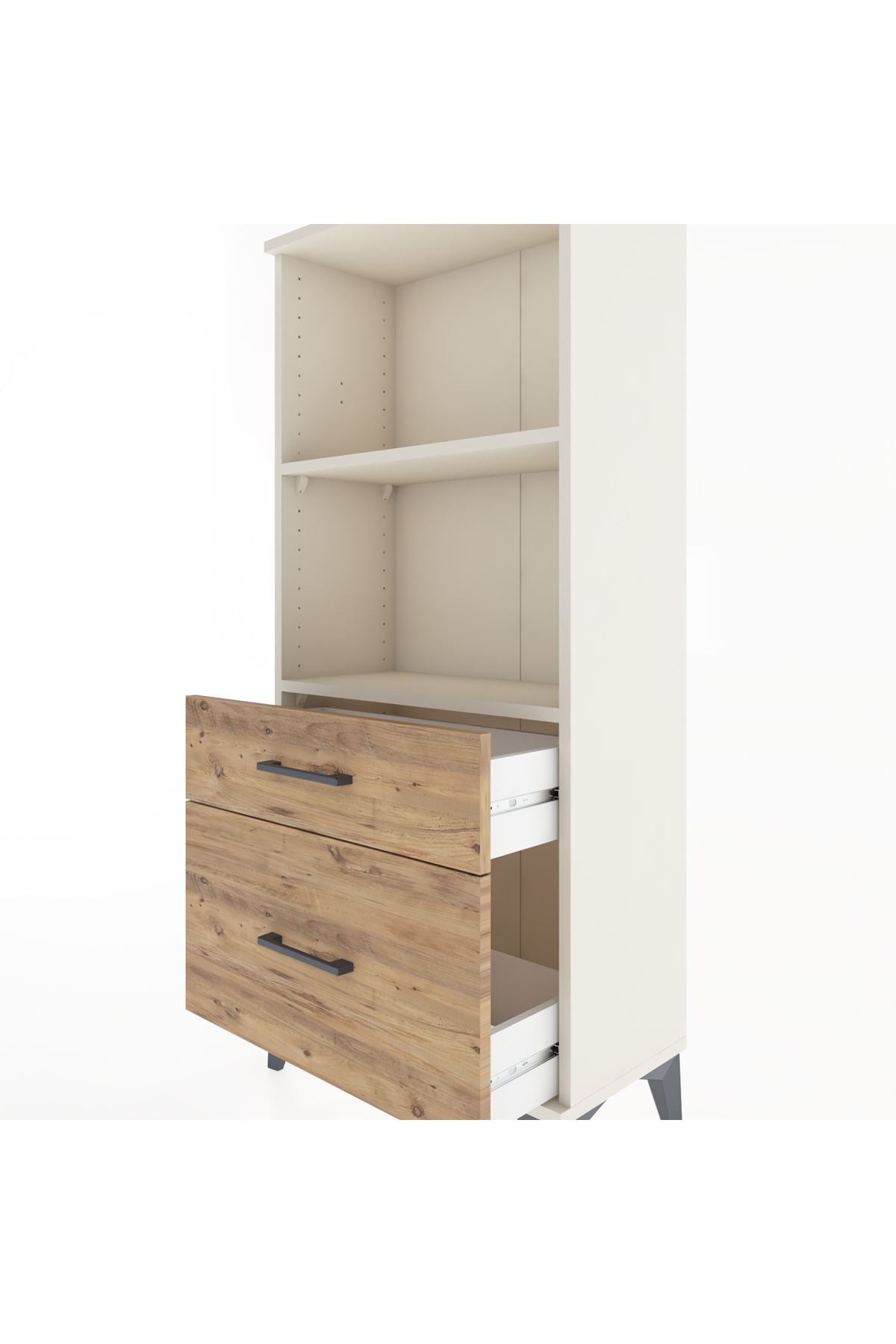 Hyperion Dolap 2 Raflı 2 Çekmeceli 60x44x134 - S50M004V3B