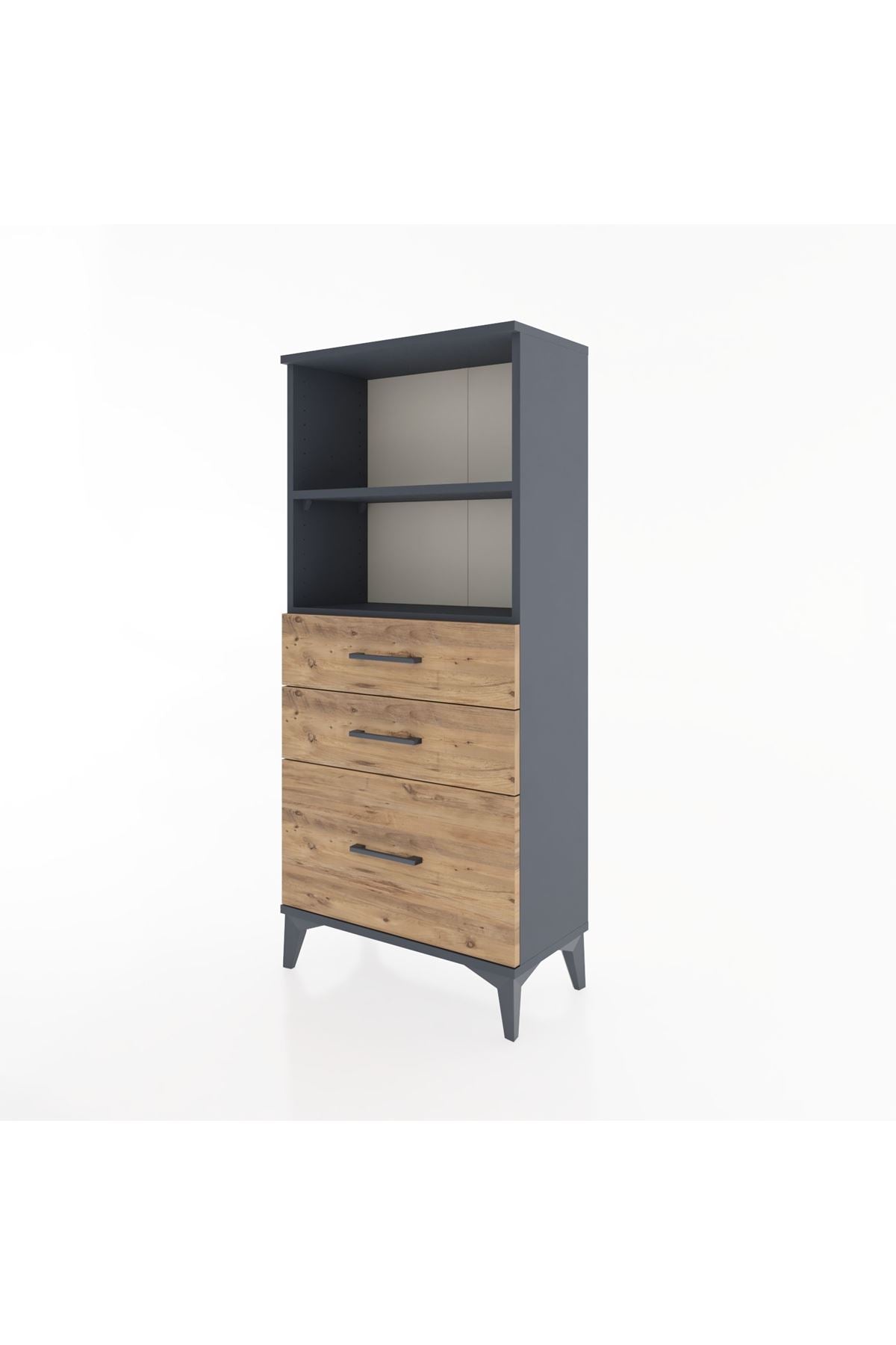 Hyperion Dolap 2 Raflı 3 Çekmeceli 60x44x134 - S50M005V6B