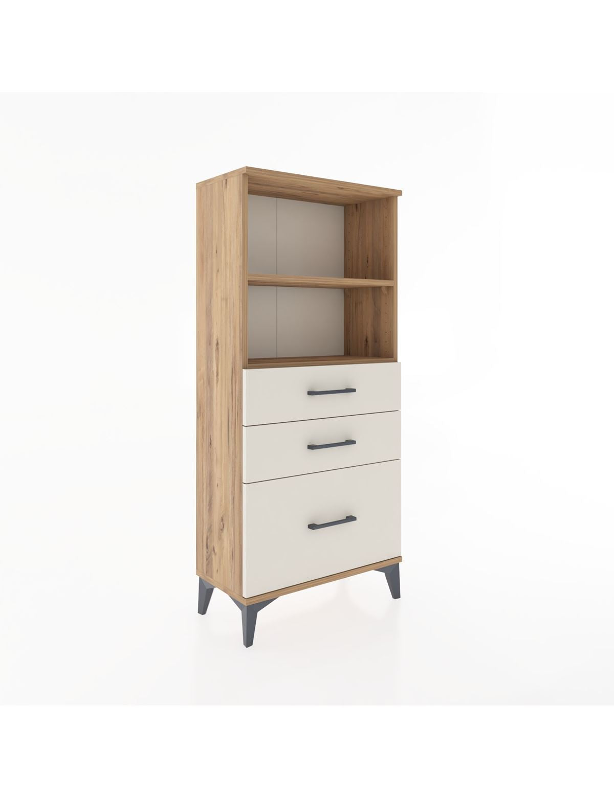 Hyperion Dolap 2 Raflı 3 Çekmeceli 60x44x134 - S50M005V7B