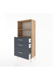 Hyperion Dolap 2 Raflı 3 Çekmeceli 60x44x134 - S50M005V8B