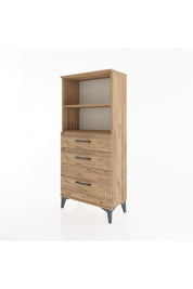 Hyperion Dolap 2 Raflı 3 Çekmeceli 60x44x134 - S50M005V9B