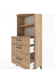 Hyperion Dolap 2 Raflı 3 Çekmeceli 60x44x134 - S50M005V9B