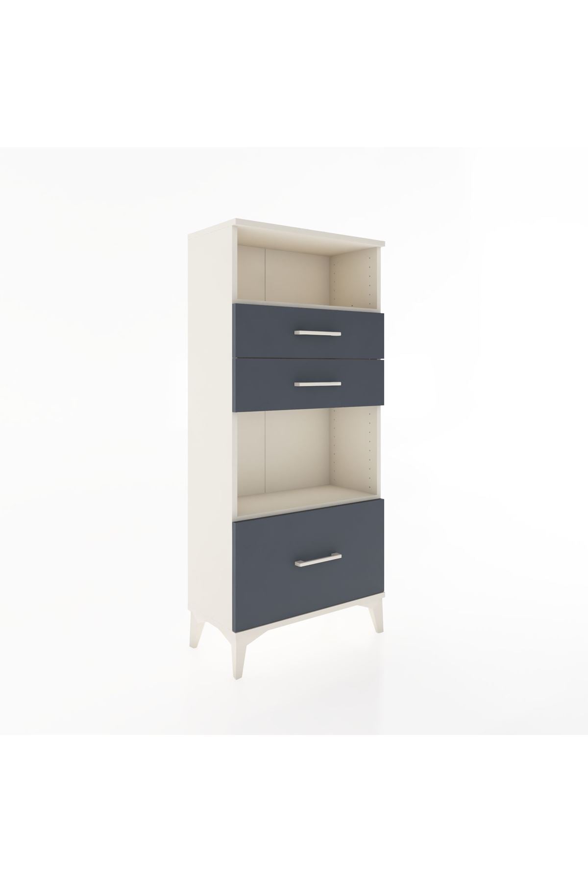Hyperion Dolap 2 Raflı 3 Çekmeceli 60x44x134 - S50M006V2B