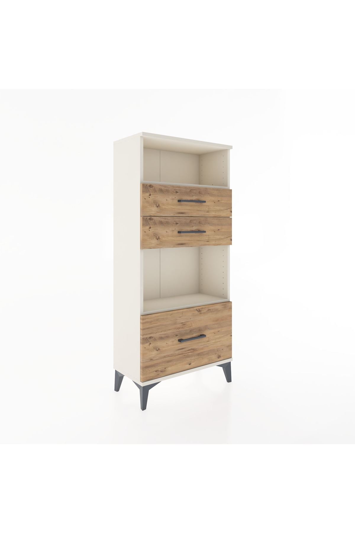 Hyperion Dolap 2 Raflı 3 Çekmeceli 60x44x134 - S50M006V3B