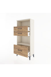 Hyperion Dolap 2 Raflı 3 Çekmeceli 60x44x134 - S50M006V3B