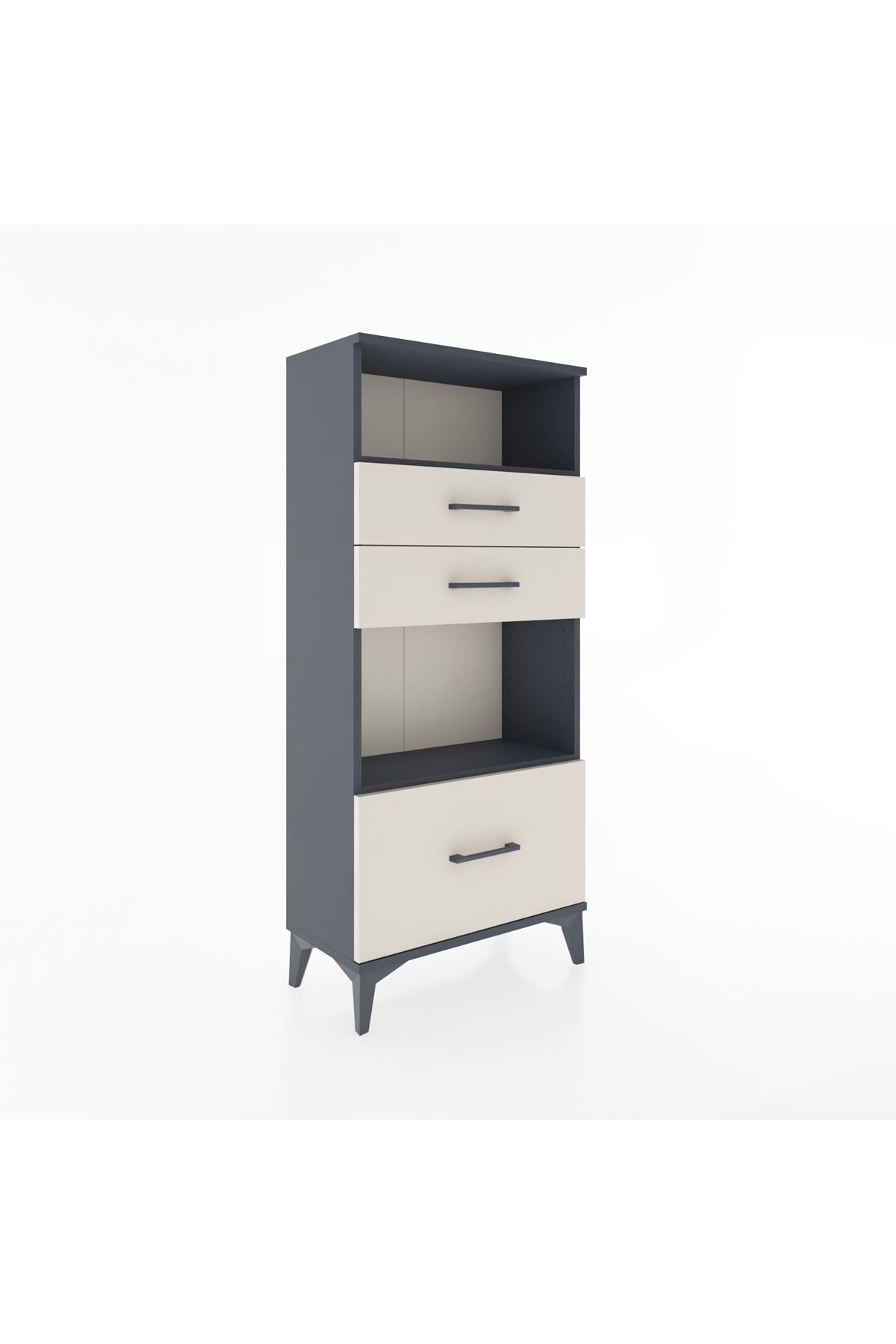 Hyperion Dolap 2 Raflı 3 Çekmeceli 60x44x134 - S50M006V4B