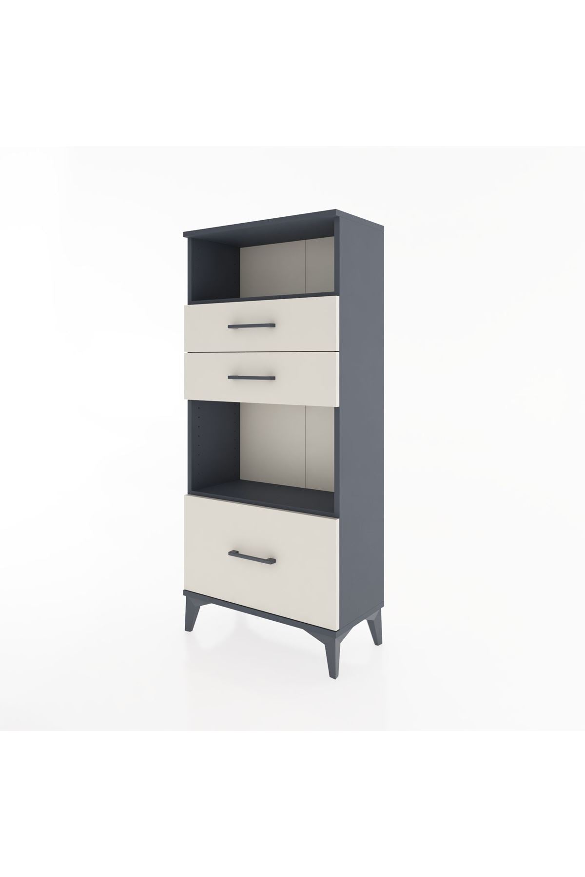 Hyperion Dolap 2 Raflı 3 Çekmeceli 60x44x134 - S50M006V4B