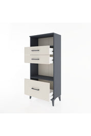 Hyperion Dolap 2 Raflı 3 Çekmeceli 60x44x134 - S50M006V4B