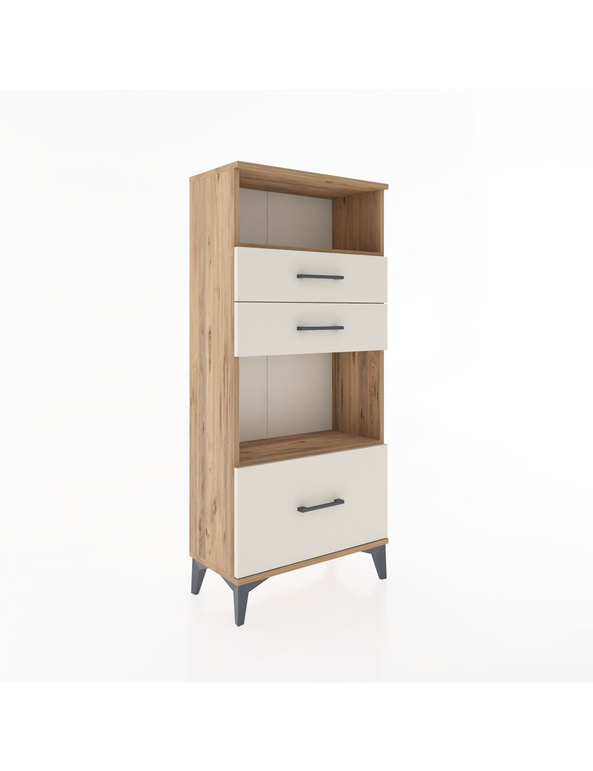 Hyperion Dolap 2 Raflı 3 Çekmeceli 60x44x134 - S50M006V7B