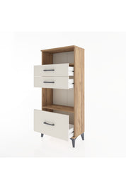 Hyperion Dolap 2 Raflı 3 Çekmeceli 60x44x134 - S50M006V7B